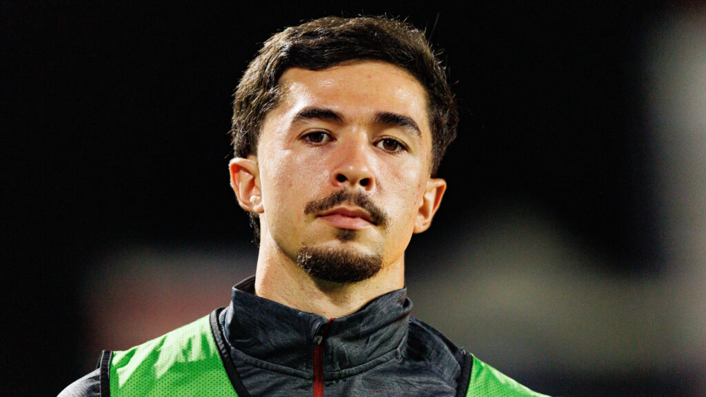 Guilherme Montoia seen during Liga Portugal game between teams of CF Estrela Amadora and Rio Ave FC at Estadio Jose Gomes Maciej Rogowski/Ball Raw Images Amadora Estadio Jose Gomes Portugal Copyright: xMaciejxRogowskix maciejrogowski_estrela_rioave_2526-121
2025.10.25 Amadora
pilka nozna , liga portugalska
CF Estrela Amadora - Rio Ave FC
Foto IMAGO/PressFocus

!!! POLAND ONLY !!!