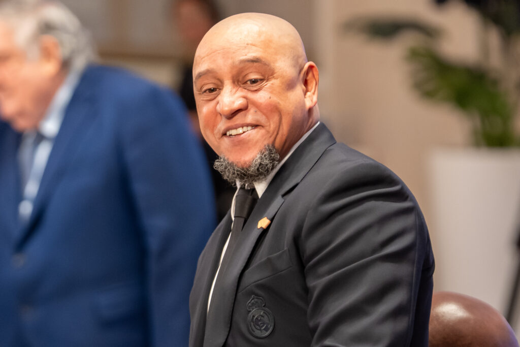 Real Madrid CFÕs former player Roberto Carlos during the ceremony of the Golden Boot 2024-25. October 31, 2025. (Photo by Acero/Alter Photos/Sipa USA)
2025.10.31 Madryt
pilka nozna , Zloty But , nagroda, ceremonia, wreczenie  
Kylian Mbappe otrzymal nagrode Zlotego Buta
Foto Acero/SIPA USA/PressFocus

!!! POLAND ONLY !!!