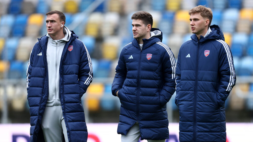 2025.11.30 Gdynia Pilka nozna PKO BP Ekstraklasa sezon 2025/2026 Arka Gdynia - Rakow Czestochowa N/z Jakub Madrzyk Kacper Trelowski Oliwier Zych Foto Piotr Matusewicz / PressFocus

2025.11.30 Gdynia
Football Polish PKO BP Ekstraklasa season 2025/2026 
Arka Gdynia - Rakow Czestochowa 
Jakub Madrzyk Kacper Trelowski Oliwier Zych 
Credit: Piotr Matusewicz / PressFocus