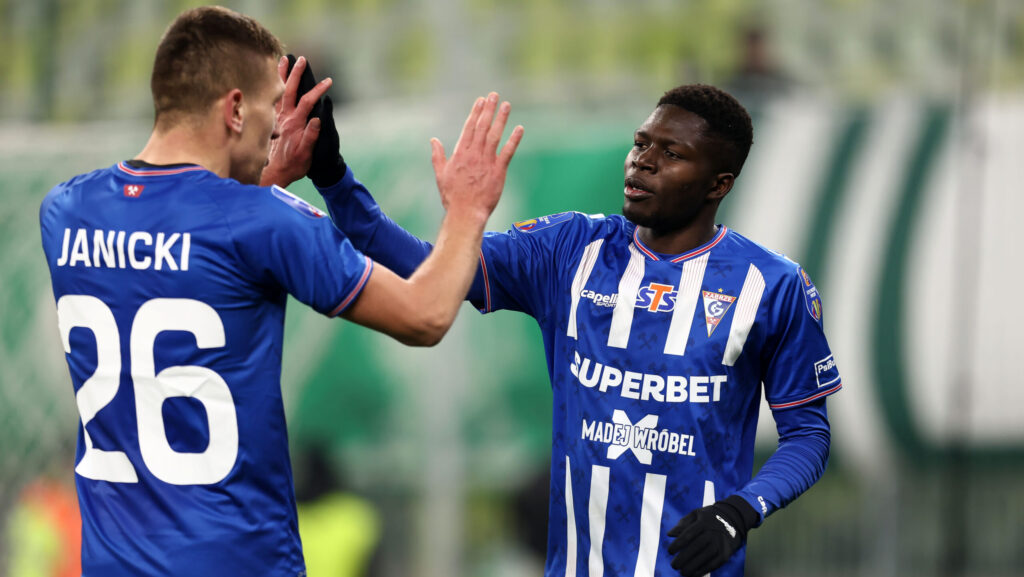 2025.12.02 Gdansk Pilka nozna 1/8 finalu STS Pucharu Polski sezon 2025/2026 Lechia Gdansk - Gornik Zabrze N/z Ousmane Sow gol bramka radosc Foto Piotr Matusewicz / PressFocus

2025.12.02 Gdansk
Football Polish Cup season 2025/2026 
Lechia Gdansk - Gornik Zabrze 
Ousmane Sow gol bramka radosc 
Credit: Piotr Matusewicz / PressFocus