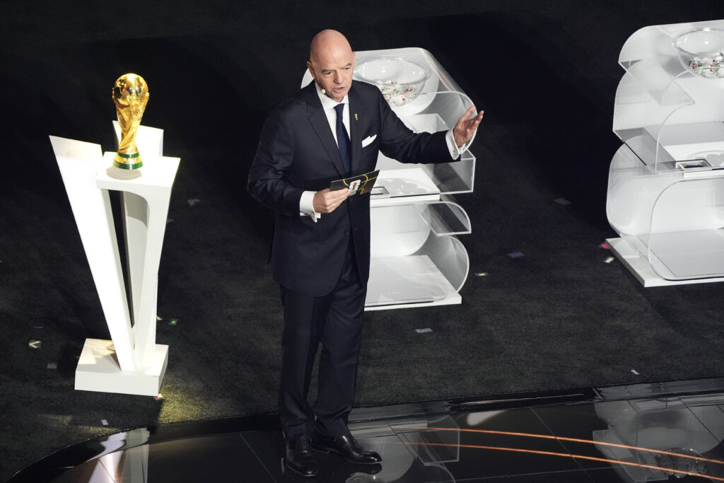 FIFA Prasident Gianni Infantino - Washington 05.12.2025: Weltmeisterschafts-Auslosung 2026, World Cup 2026 Final Draw, John F Kennedy Center *** FIFA President Gianni Infantino Washington 05 12 2025 World Cup Draw 2026, World Cup 2026 Final Draw, John F Kennedy Center
2025.12.05 Waszyngton
pilka nozna , mistrzostwa swiata 2026 , ceremonia losowania
Losowanie mistrzostw swiata 2026
Foto IMAGO/PressFocus

!!! POLAND ONLY !!!