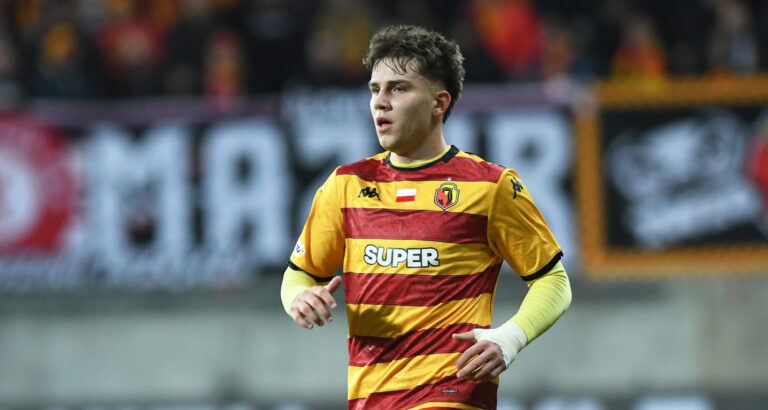 2025.12.11 Bialystok pilka nozna Liga Konferencji Europy 2025/2026. 5. kolejka rozgrywek LKE. Jagiellonia Bialystok - Rayo Vallecano (Hiszpania) N/z Oskar Pietuszewski Foto Michal Kosc / PressFocus 
2025.12.11 Bialystok Bialystok Football - UEFA Conference League 2025/2026 Jagiellonia Bialystok - Rayo Vallecano (Spain) Credit: Michal Kosc / PressFocus