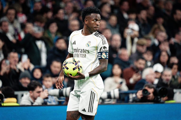 Real Madrid CF v Sevilla FC - LaLiga EA Sports MADRID, SPAIN, DECEMBER 20: Vinicius Junior of Real Madrid CF during the LaLiga EA Sports match between Real Madrid CF and Sevilla FC at Estadio Santiago Bernabeu on December 20, 2025 in Madrid, Spain. Madrid Estadio Santiago Bernabeu Madrid Spain Copyright: xAlexxPerezx RealMadridSevillaFC20dec706
2025.12.20 Madryt
pilka nozna , liga hiszpanska
Real Madryt - Sevilla FC
Foto IMAGO/PressFocus

!!! POLAND ONLY !!!