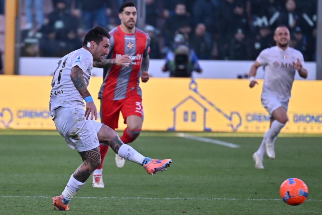 Matteo Politano the Italian championship Serie A 2025-2026 football match between Cremonese and Napoli at Giovanni Zini stadium, Italy  (Felice De Martino/SPP) (Photo by Felice De Martino/SPP/Sipa USA)
2025.12.28 Cremona
pilka nozna liga wloska
US Cremonese - SSC Napoli
Foto SPP/SIPA USA/PressFocus

!!! POLAND ONLY !!!