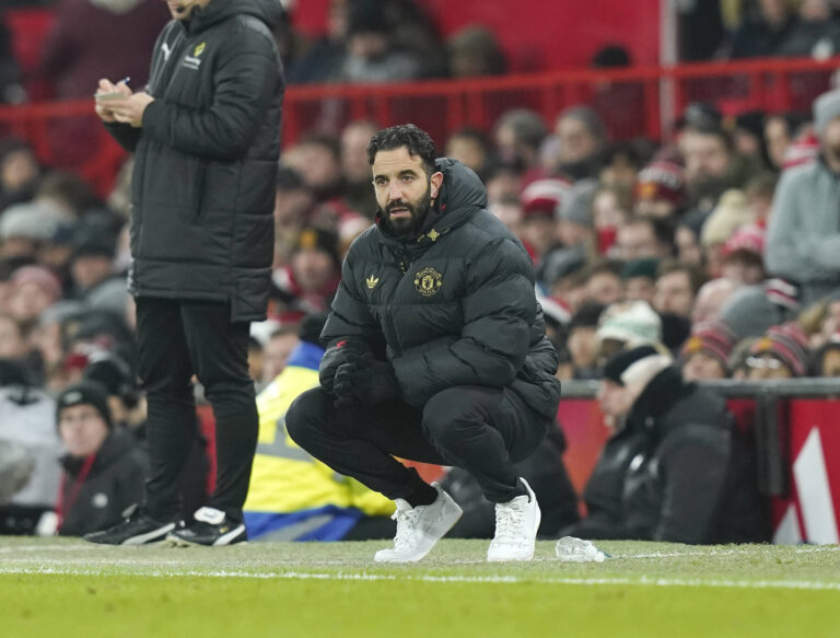 Manchester, England, 30th December 2025. Ruben Amorim manager of Manchester United, ManU loss on during the Manchester United vs Wolverhampton Wanderers Premier League match at Old Trafford, Manchester. Picture credit should read: Andrew Yates / Sportimage EDITORIAL USE ONLY. No use with unauthorised audio, video, data, fixture lists, club/league logos or live services. Online in-match use limited to 120 images, no video emulation. No use in betting, games or single club/league/player publications. SPI_083_AY_Man_Utd_Wolves SPI-4404-0082
2025.12.30 Manchester
pilka nozna , Liga Angielska
Manchester United - Wolverhampton Wanderers
Foto IMAGO/PressFocus

!!! POLAND ONLY !!!