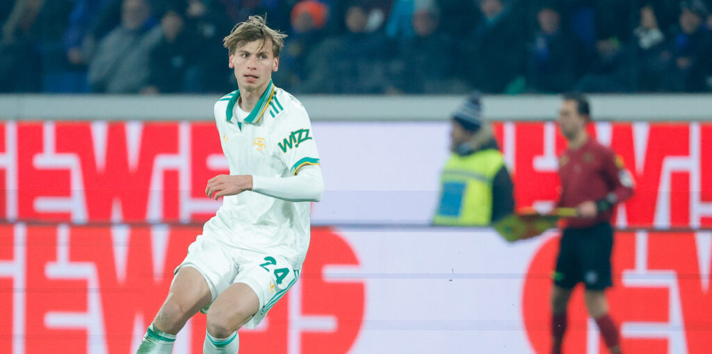 Jan Ziolkowski of AS Roma during the match of 18th day of the Serie A Championship between Atalanta BC - AS Roma at the New Balance Arena on 3 January 2026 in Bergamo, BG. (Photo by Emanuele Pennacchio/IPA Sport / ipa-agency.net/IPA/Sipa USA)
2026.01.03 Bergamo
pilka nozna liga wloska
Atalanta Bergamo - AS Roma

Foto IPA/SIPA USA/PressFocus

!!! POLAND ONLY !!!
