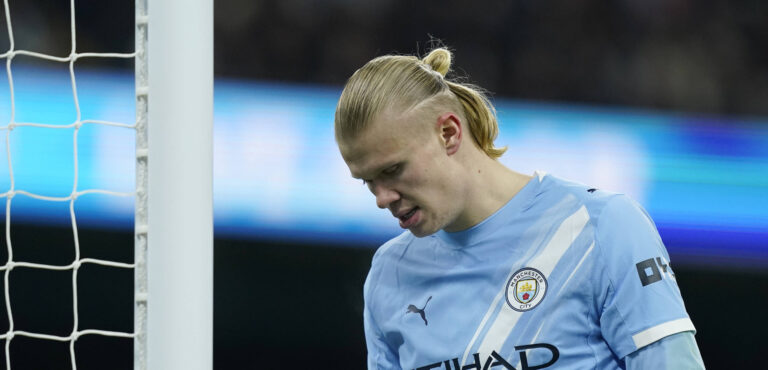Manchester, England, 4th January 2026. Erling Haaland of Manchester City during the Manchester City vs Chelsea Premier League match at the Etihad Stadium, Manchester. Picture credit should read: Andrew Yates / Sportimage EDITORIAL USE ONLY. No use with unauthorised audio, video, data, fixture lists, club/league logos or live services. Online in-match use limited to 120 images, no video emulation. No use in betting, games or single club/league/player publications. SPI_129_AY_MAN_CITY_CHELSEA SPI-4432-0139
2026.01.04 Manchester
pilka nozna , Liga Angielska
Manchester City - Chelsea Londyn
Foto IMAGO/PressFocus

!!! POLAND ONLY !!!