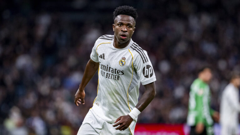 Real Madrid v Real Betis Balompie - LaLiga EA Sports Vinicius Junior of Real Madrid is seen during the LaLiga EA Sports football match between Real Madrid CF and Real Betis Balompie at Estadio Bernabeu in Madrid, Spain, on January 04, 2026. Madrid Estadio Bernabeu Madrid Spain Copyright: xAlbertoxGardinx AGardin_20260104_Foot_Liga_ReaMad_Bet_0242
2026.01.04 Madryt
pilka nozna liga hiszpanska
Real Madryt - Real Betis Sewilla

Foto IMAGO/PressFocus

!!! POLAND ONLY !!!