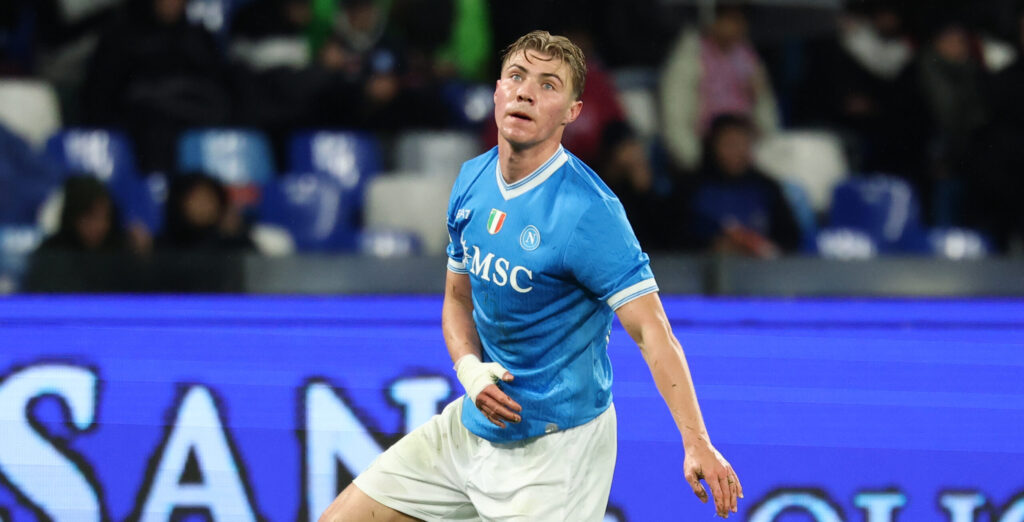 Rasmus Hojlund of SSC Napoli looks dejected during the Serie A 2025/2026 football match between SSC Napoli and Hellas Verona at Diego Armando Maradona stadium in Naples (Italy), January 7, 2026./Sipa USA *** No Sales in France and Italy ***
2026.01.07 Neapol
pilka nozna liga wloska
SSC Napoli - Hellas Werona
Foto Insidefoto/SIPA USA/PressFocus

!!! POLAND ONLY !!!