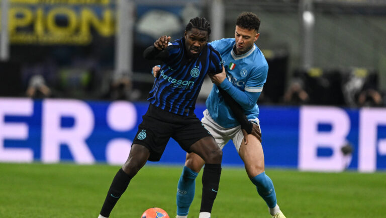 Marcus Thuram of Inter FC during the Italian Serie A football match between Inter FC and SSC Napoli on January 11th, 2026 at Giuseppe Meazza San Siro Siro stadium in Milan, Italy. Photo Tiziano Ballabio (Photo by Tiziano Ballabio/IPA Sport / ipa-agency.net/IPA/Sipa USA)
2026.01.11 Mediolan
pilka nozna liga wloska
Inter Mediolan - SSC Napoli 
Foto IPA/SIPA USA/PressFocus

!!! POLAND ONLY !!!