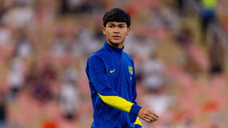 Dro Fernandez seen during Spanish Supercup Final game between teams of FC Barcelona, Barca and Real Madrid Maciej Rogowski/Ball Raw Images Jeddah King Abdullah Sports City Saudi Arabia Copyright: xMaciejxRogowskix _ROG2608
2026.01.11 Jeddah
pilka nozna Superpuchar Hiszpanii
FC Barcelona - Real Madryt
Foto IMAGO/PressFocus

!!! POLAND ONLY !!!