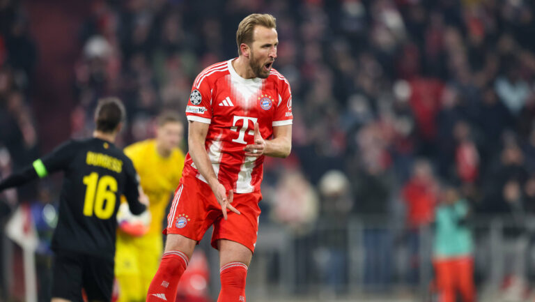 Jubel zum Tor zum 2:0 durch Harry Kane FC Bayern Muenchen, 09, GER, FC Bayern Muenchen vs. Royale Union Saint-Gilloise, Fussball, UEFA Champions League, Liga-Phase, 7. Spieltag, Saison 2025/2026, 21.01.2026, GER, FC Bayern Muenchen vs. Royale Union Saint-Gilloise, Fussball, UEFA Champions League, Liga-Phase, 7. Spieltag, Saison 2025/2026, 21.01.2026 Muenchen *** Celebration for the 2-0 goal by Harry Kane FC Bayern Muenchen, 09 , GER, FC Bayern Muenchen vs Royale Union Saint Gilloise, Football, UEFA Champions League, League Phase, Matchday 7, 2025 2026 Season, 21 01 2026, GER, FC Bayern Muenchen vs Royale Union Saint Gilloise, Football, UEFA Champions League, League Phase, Matchday 7, 2025 2026 Season, 21 01 2026 Muenchen Copyright: xEibner-Pressefoto/JennixMaulx EP_JML
2026.01.21 Monachium 
pilka nozna liga mistrzow
Bayern Monachium - Royale Union Saint-Gilloise

Foto IMAGO/PressFocus

!!! POLAND ONLY !!!