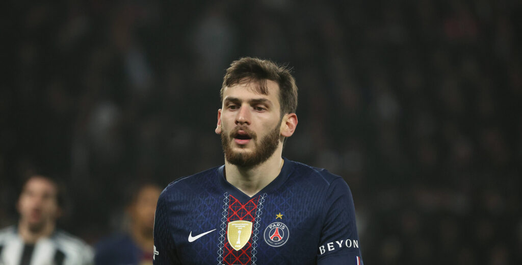 Paris Saint-GermainÕs player, Khvicha Kvaratskhelia in action during  football match of  Champions League against Newcastle United FC at Parc des Princes stadium in Paris, FRANCE-28/01/2026.//03PARIENTE_08430030/Credit:JP Pariente/SIPA/2601290847
2026.01.28 Paryz
pilka nozna liga mistrzow
PSG Paris Saint-Germain - Newcastle United
Foto JP Pariente/SIPA/PressFocus

!!! POLAND ONLY !!!
