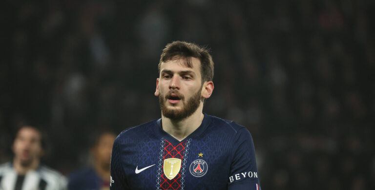 Paris Saint-GermainÕs player, Khvicha Kvaratskhelia in action during  football match of  Champions League against Newcastle United FC at Parc des Princes stadium in Paris, FRANCE-28/01/2026.//03PARIENTE_08430030/Credit:JP Pariente/SIPA/2601290847
2026.01.28 Paryz
pilka nozna liga mistrzow
PSG Paris Saint-Germain - Newcastle United
Foto JP Pariente/SIPA/PressFocus

!!! POLAND ONLY !!!