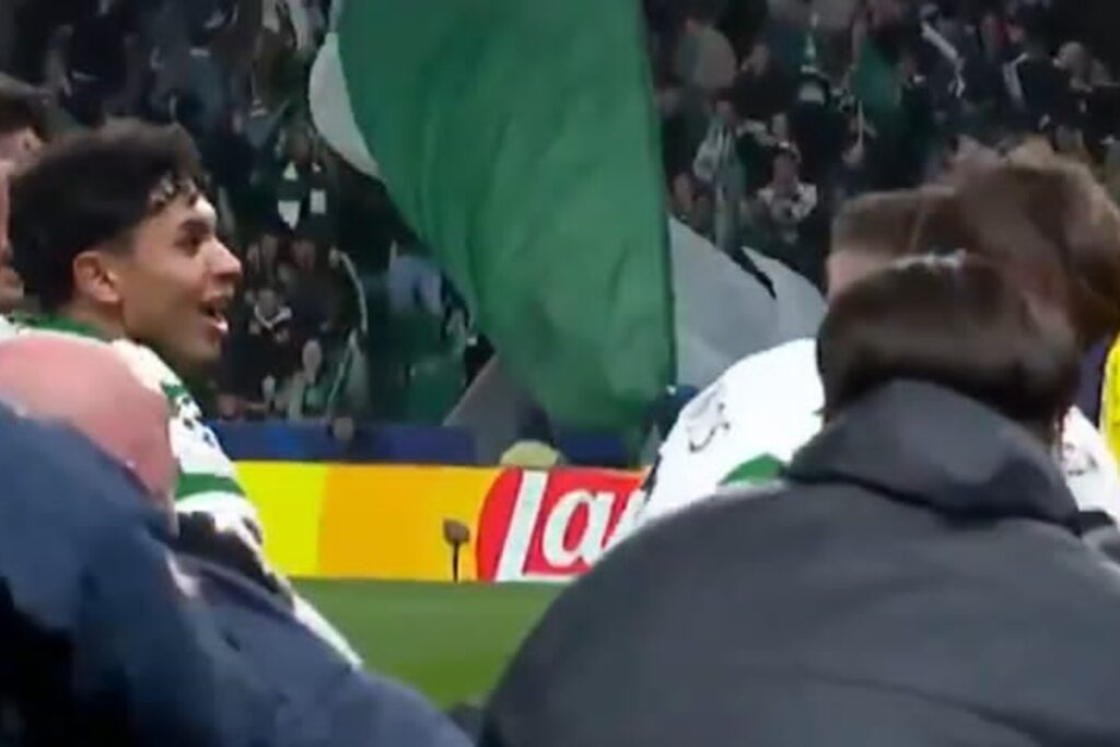 Sceny w Lidze Mistrzów! Sporting wygrywa z PSG po golu w ostatnich minutach [WIDEO]