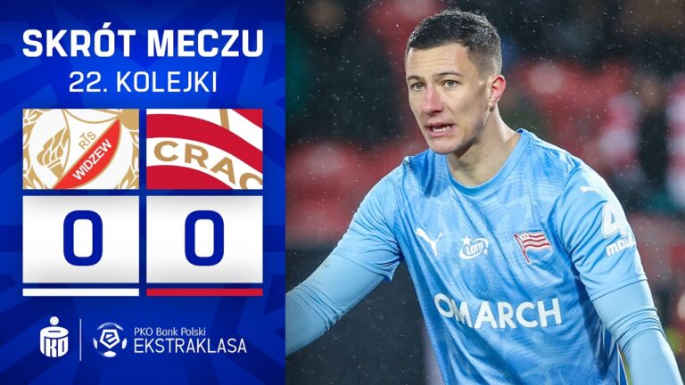SKRÓT MECZU: Widzew Łódź 0:0 Cracovia