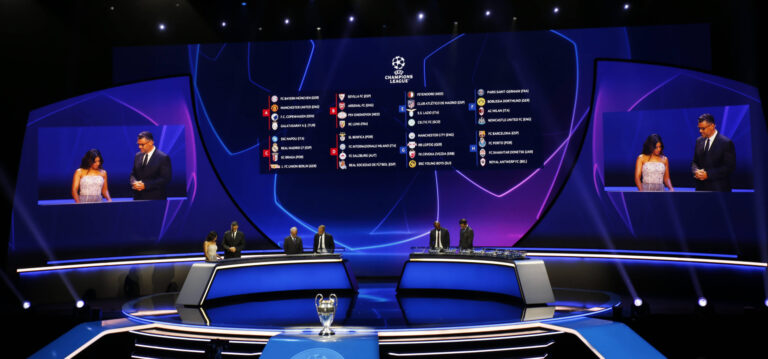 during the Uefa Champions League Draw ceremony, on 31 August 2023 at Grimaldi Forum, Monaco . Photo Nderim KACELI-/ ipa-agency.net - //IPAPRESSITALY_IPA_IPA39973899/Credit:/IPA/SIPA/2309010858
2023.08.31 Monako
Pilka nozna liga mistrzow
Losowanie grup Ligi Mistrzow
Foto IPA/SIPA/PressFocus

!!! POLAND ONLY !!!