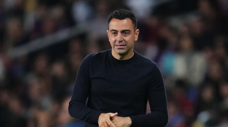 FC Barcelona head coach Xavi Hernandez during the La Liga EA Sports match between FC Barcelona and Real Sociedad played at Lluis Companys Stadium on May 13, 2024 in Barcelona, Spain. (Photo by Sergio Ruiz / pressinphoto / Sipa USA)PHOTO)
2024.05.13 Barcelona
pilka nozna , liga hiszpanska
FC Barcelona - Real Sociedad San Sebastian
Foto Sergio Ruiz/pressinphoto/SIPA USA/PressFocus

!!! POLAND ONLY !!!