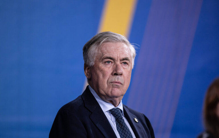 Brazil v Paraguay - FIFA World Cup, WM, Weltmeisterschaft, Fussball 2026 Qualifier SAO PAULO, BRAZIL - JUNE 10: Carlo Ancelotti, Head Coach of Brazil looks on prior to the FIFA World Cup 2026 Qualifier match between Brazil and Paraguay at Neo Quimica Arena on June 10, 2025, in Sao Paulo, Brazil. Photo by Wanderson Oliveira/PxImages Sao Paulo Neo Quimica Arena Sao Paulo Brazil Copyright: xWandersonxOliveirax
2025.06.10 Sao Paulo
pilka nozna , eliminacje , kwalifikacje do Mistrzostw Swiata 2026
Brazylia - Paragwaj
Foto IMAGO/PressFocus

!!! POLAND ONLY !!!