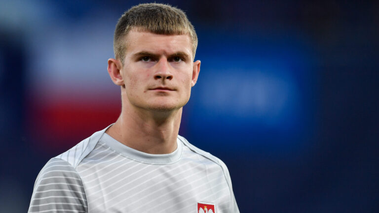 2025.06.14 Trenczyn
Pilka nozna kadra reprezentacja Mistrzostwa Europy U21 Slowacja 2025
Portugalia - Polska
N/z Wiktor Bogacz
Foto Mateusz Sobczak / PressFocus

2025.06.14 Trencin
Football 2025 UEFA European Under 21 Championship
Portugal v Poland
Wiktor Bogacz
Credit: Mateusz Sobczak / PressFocus