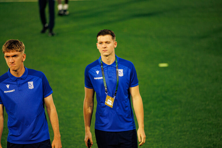Krzysztof Bakowski seen during UEFA Conference League league phase game between team of Lincoln Red Imps and Lech Poznan Maciej Rogowski/Ball Raw Images Gibraltar Europa Sports Comples Gibraltar Copyright: xMaciejxRogowskix maciejrogowski_lincoln_lech_25_26-039
2025.10.23 Gibraltar
pilka nozna , liga Konferencji
Lincoln Red Imps - Lech Poznan
Foto IMAGO/PressFocus

!!! POLAND ONLY !!!