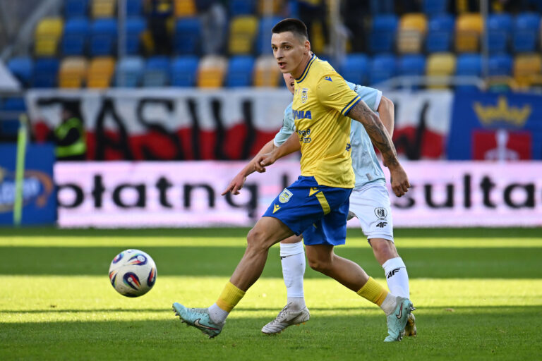 2025.10.25 Gdynia Pilka nozna PKO BP Ekstraklasa sezon 2025/2026 Arka Gdynia - Piast Gliwice N/z Nazarij Rusyn Foto Piotr Matusewicz / PressFocus

2025.10.25 Gdynia
Football Polish PKO BP Ekstraklasa season 2025/2026 
Arka Gdynia - Piast Gliwice 
Nazarij Rusyn 
Credit: Piotr Matusewicz / PressFocus