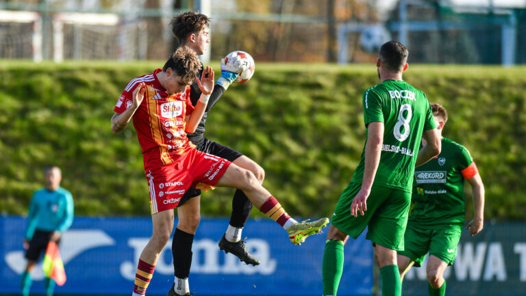 2025.11.16 Bielsko-Biala
Pilka nozna Druga Liga Betclic 2 Liga Sezon 2025/2026
Rekord Bielsko-Biala - Chojniczanka Chojnice
N/z Maksymilian Tkocz, Wiktor Zolneczko
Foto Marcin Bulanda / PressFocus

2025.11.16 Bielsko-Biala
Football Polish Betclic Second II League Season 2025/2026
Rekord Bielsko-Biala - Chojniczanka Chojnice
Maksymilian Tkocz, Wiktor Zolneczko
Credit: Marcin Bulanda / PressFocus