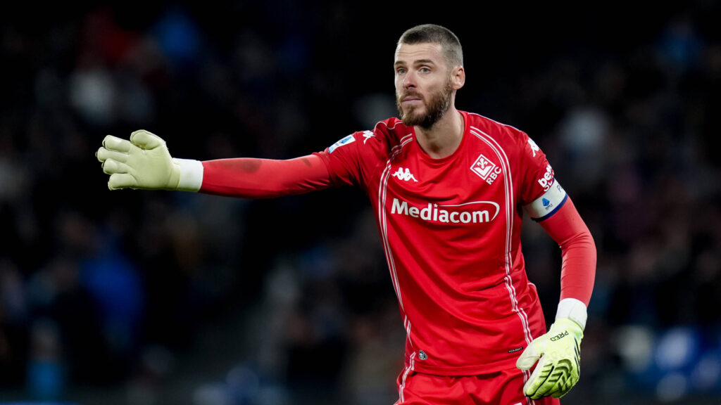 SSC Napoli v ACF Fiorentina - Serie A Enilive David De Gea of ACF Fiorentina gestures during the serie Serie A Enilive match between SSC Napoli and ACF Fiorentina at Stadio Diego Armando Maradona on January 31, 2026 in Naples, Italy Naples Stadio Diego Armando Maradona Naples Italy Copyright: xGiuseppexMaffiax 260131_SerieA_Napoli-Fiorentina_GM_04355
2026.01.31 Neapol
pilka nozna , liga wloska
SSC Napoli - ACF Fiorentina
Foto IMAGO/PressFocus

!!! POLAND ONLY !!!