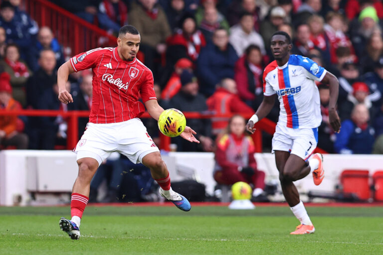Nottingham Forest v Crystal Palace, Premier League Murillo of Nottingham Forest controls the ball during the Nottingham Forest v Crystal Palace Premier League match at the City Ground, West Bridgford, England on 1 February 2026 Credit: Ryan Crockett/Every Second Media Editorial use only. All images are copyright Every Second Media Limited. No images may be reproduced without prior permission. All rights reserved. Premier League and Football League images are subject to licensing agreements with Football DataCo Limited. see https://www.football-dataco.com Copyright: xIMAGO/EveryxSecondxMediax ESM-1783-0060 RyanxCrockettx/xEveryxSecondxMediax
2026.02.01 Nottingham
pilka nozna liga angielska
Nottingham Forest - Crystal Palace

Foto IMAGO/PressFocus

!!! POLAND ONLY !!!