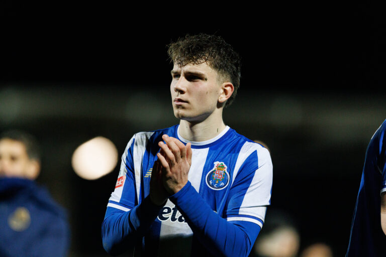 Oskar Pietuszewski seen during Liga Portugal game between Casa Pia AC and FC Porto Maciej Rogowski/ Ball Raw Images Rio Maior Estadio Municipal Rio Maior Portugal Copyright: xMaciejxRogowskix maciejrogowski_casapia_fcporto_2526-1158
2026.02.02 Rio Maior
pilka nozna , liga portugalska
Casa Pia AC - FC Porto
Foto IMAGO/PressFocus

!!! POLAND ONLY !!!
