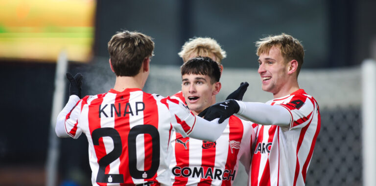 2026.02.02 Nieciecza
Pilka nozna PKO Ekstraklasa 2025/2026
Bruk-Bet Termalica Nieciecza - Cracovia Krakow
N/z gol bramka radosc Pau Sans
Foto Marta Badowska / PressFocus

2026.02.02 Nieciecza
Football Polish PKO Ekstraklasa Season 2025/2026
gol bramka radosc Pau Sans
Credit: Marta Badowska / PressFocus