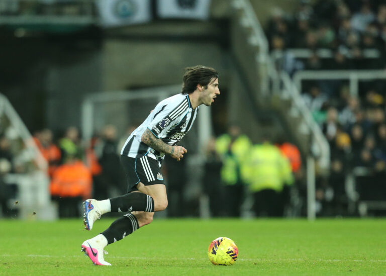 Sandro Tonali of Newcastle United in action during the Premier League match Newcastle Untied vs Brentford at St. James's Park, Newcastle, United Kingdom on 07 February 2026

(Photo by Richard Bierton/News Images) in Newcastle, United Kingdom on 2/7/2026. (Photo by Richard Bierton/News Images/Sipa USA)
2026.02.07 Newcastle
pilka nozna liga angielska
Newcastle United - Brentford

Foto News Images/SIPA USA/PressFocus

!!! POLAND ONLY !!!