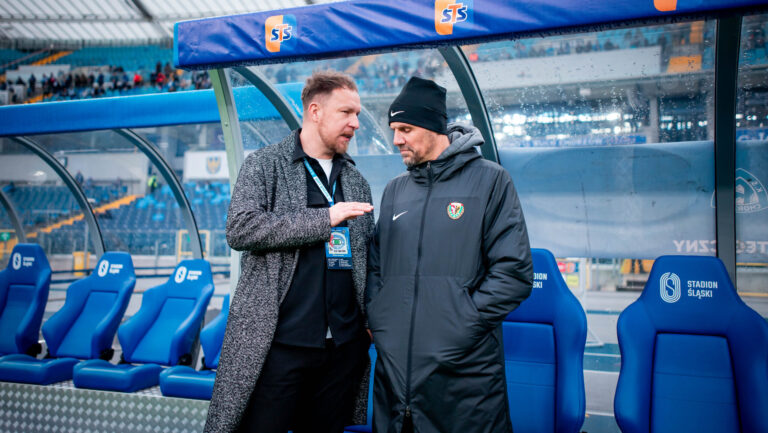 2026.02.08 Katowice
Betclic 1.Liga sezon 2025/2026
Ruch Chorzow - Slask Wroclaw
N/z Rafal Grodzicki Ante Simundza
Foto Mateusz Porzucek PressFocus

2026.02.08 Katowice
Football Polish Second division season 2025/2026
Ruch Chorzow - Slask Wroclaw
Rafal Grodzicki Ante Simundza
Credit: Mateusz Porzucek PressFocus