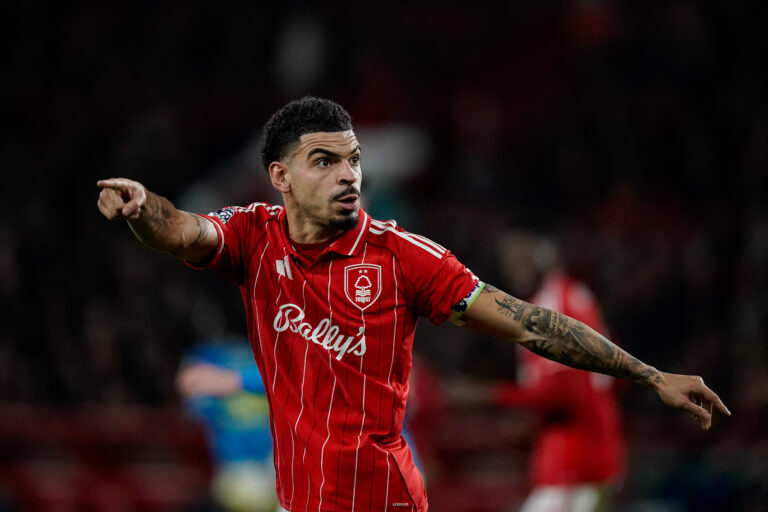 Morgan Gibbs-White of Nottingham Forest reacts to the crowd jeering Omari Hutchinson of Nottingham Forest during the Premier League match Nottingham Forest vs Wolverhampton Wanderers at City Ground, Nottingham, United Kingdom on 11 February 2026

(Photo by Maynard Manyowa/News Images) in Nottingham, United Kingdom on 2/11/2026. (Photo by Maynard Manyowa/News Images/Sipa USA)
2026.02.11 Nottingham
pilka nozna liga angielska
Nottingham Forest - Wolverhampton Wanderers

Foto News Images/SIPA USA/PressFocus

!!! POLAND ONLY !!!