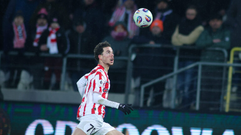 2026.02.14 Krakow
pilka nozna PKO Ekstraklasa sezon 2025/2026
Cracovia Krakow - Jagiellonia Bialystok
N/z Dijon Kameri
Foto Michal Kedzierski / PressFocus

2026.02.14 Krakow
Football - Polish PKO Ekstraklasa season 2025/2026
Cracovia Krakow - Jagiellonia Bialystok
Dijon Kameri
Credit: Michal Kedzierski / PressFocus