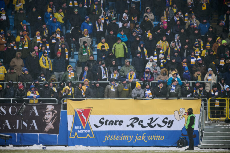 2026.02.15 Lublin pilka nozna PKO Ekstraklasa sezon 2025/2026 
Motor Lublin - Lechia Gdansk
N/z  kibice doping
Foto Ireneusz Wnuk / PressFocus

2026.02.15 Lublin Football - Polish PKO Ekstraklasa season 2025/2026 
Motor Lublin - Lechia Gdansk
kibice doping
Credit: Ireneusz Wnuk / PressFocus