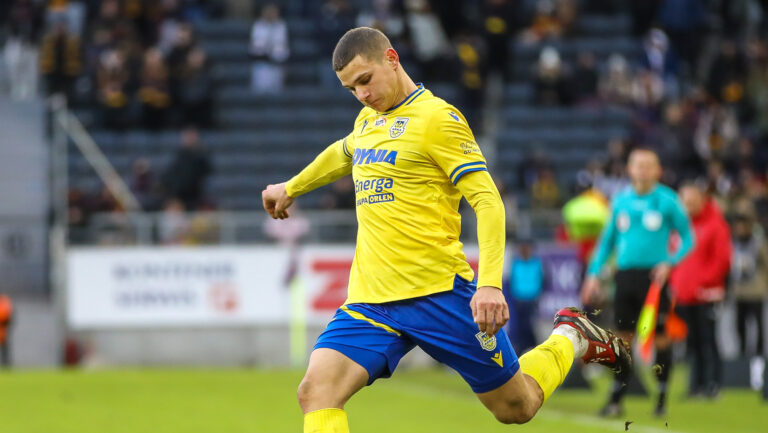 2026.02.15 Szczecin
pilka nozna PKO Ekstraklasa sezon 2025/2026
Pogon Szczecin - Arka Gdynia 
N/z Oskar Kubiak
Foto Kasia Dzierzynska / PressFocus

2026.02.15 Szczecin
Football - Polish PKO Ekstraklasa season 2025/2026
Pogon Szczecin - Arka Gdynia
Oskar Kubiak
Credit: Kasia Dzierzynska / PressFocus