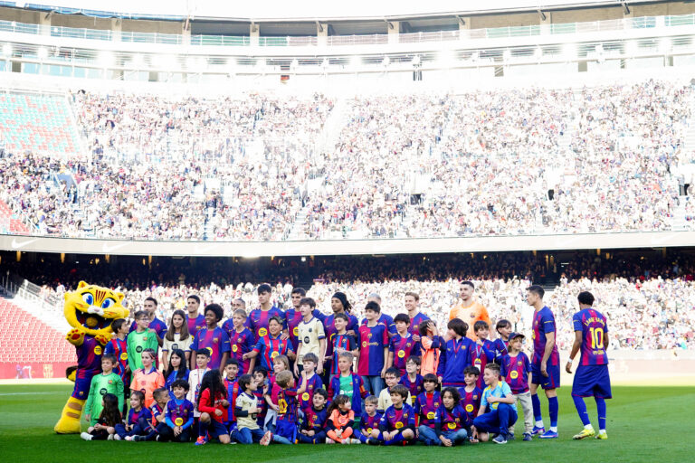 FC Barcelona team group during the La Liga EA Sports match between FC Barcelona and Levante UD played at Spotify Camp Nou Stadium on 22February 2026 in Barcelona, Spain. (Photo by Bagu Blanco / PRESSINPHOTO)
2026.02.22 Barcelona
pilka nozna liga hiszpanska
FC Barcelona - Levante UD
Foto pressinphoto/SIPA USA/PressFocus

!!! POLAND ONLY !!!
