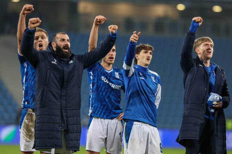 2026.02.26 Poznan
Pilka nozna UEFA Liga Konferencji Faza Play-off
Lech Poznan - KuPS Kuopion Palloseura
N/z Mikael Ishak Pablo Rodriguez
Foto Pawel Jaskolka / PressFocus

2026.02.26 Poznan
Football UEFA Conference League Lech Poznan - KuPS Kuopion Palloseura
Credit: Pawel Jaskolka / PressFocus