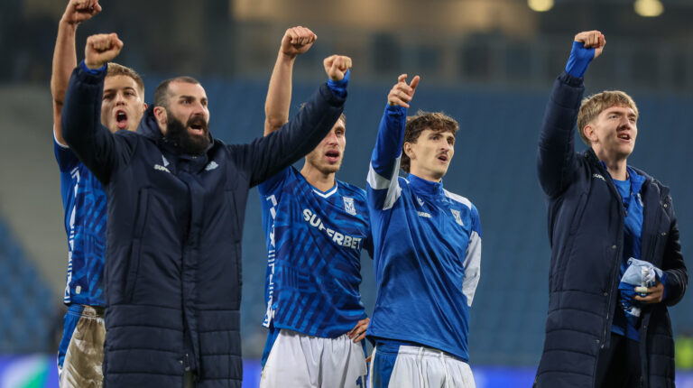 2026.02.26 Poznan
Pilka nozna UEFA Liga Konferencji Faza Play-off
Lech Poznan - KuPS Kuopion Palloseura
N/z Mikael Ishak Pablo Rodriguez
Foto Pawel Jaskolka / PressFocus

2026.02.26 Poznan
Football UEFA Conference League Lech Poznan - KuPS Kuopion Palloseura
Credit: Pawel Jaskolka / PressFocus