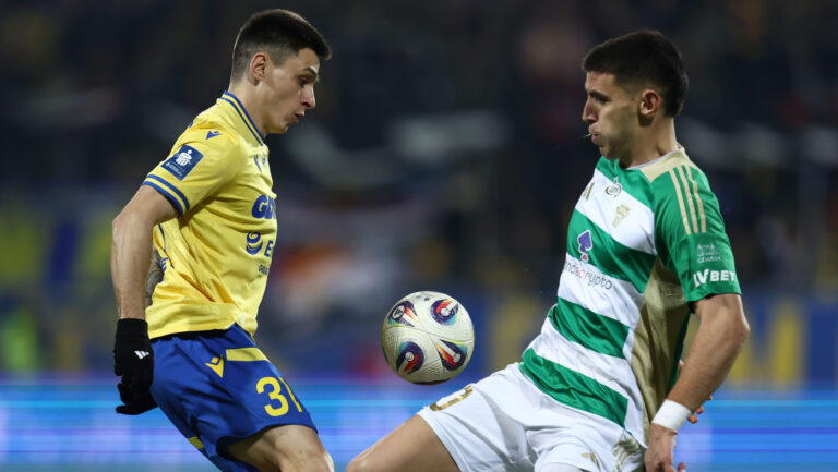 2026.02.27 Gdynia Pilka nozna PKO BP Ekstraklasa sezon 2025/2026 Arka Gdynia - Lechia Gdansk N/z Nazarij Rusyn Matej Rodin Foto Piotr Matusewicz / PressFocus

2026.02.27 Gdynia
Football Polish PKO BP Ekstraklasa season 2025/2026 
Arka Gdynia - Lechia Gdansk 
Nazarij Rusyn Matej Rodin 
Credit: Piotr Matusewicz / PressFocus