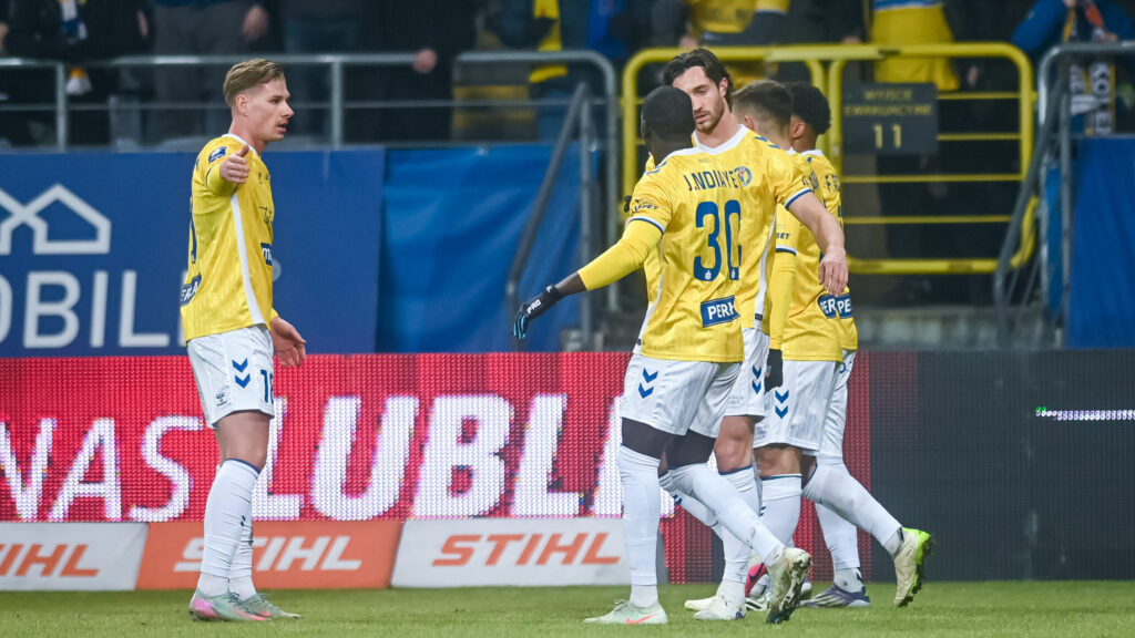 2026.02.28 Lublin PKO Ekstraklasa Sezon 2025/2026 Motor Lublin - Korona Kielce 

N/z Arkadiusz Najejmski Herve Mathys Mbaye Jacques Ndiaye

Foto Kacper Pacocha / PressFocus 

2026.02.28 Lublin Football Polish Ekstraklasa Season 2025/2026 Motor Lublin - Korona Kielce

Credit: Kacper Pacocha / PressFocus