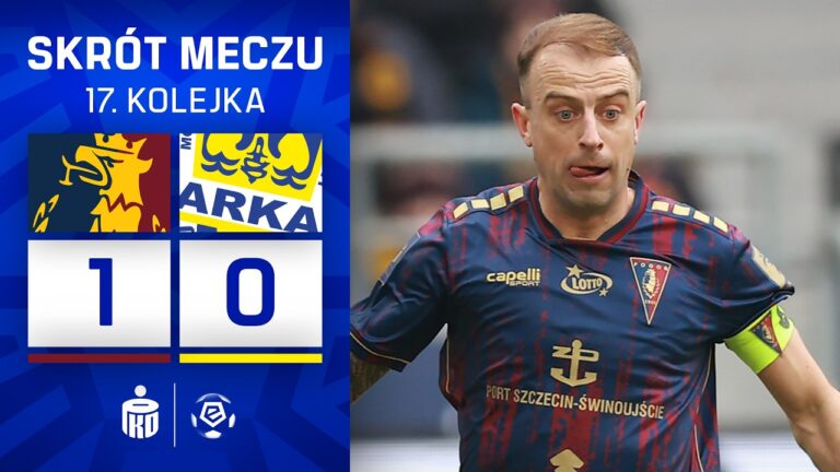 SKRÓT MECZU: Pogoń Szczecin 1:0 Arka Gdynia