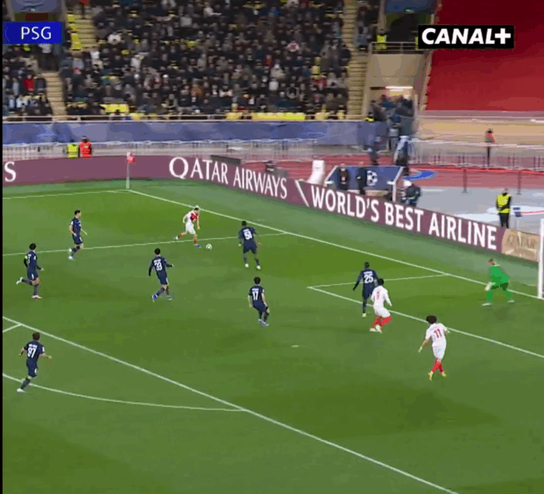 Co za wejście w mecz! Monaco prowadzi z PSG od 1. minuty [WIDEO]