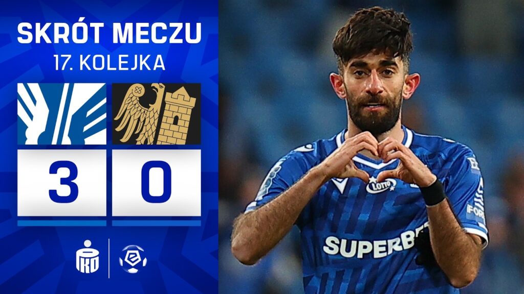SKRÓT MECZU: Lech Poznań 3:0 Piast Gliwice