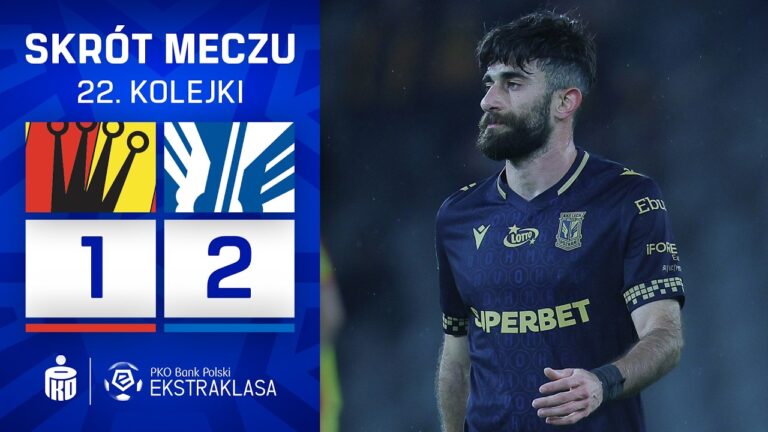 SKRÓT MECZU: Korona Kielce 1:2 Lech Poznań