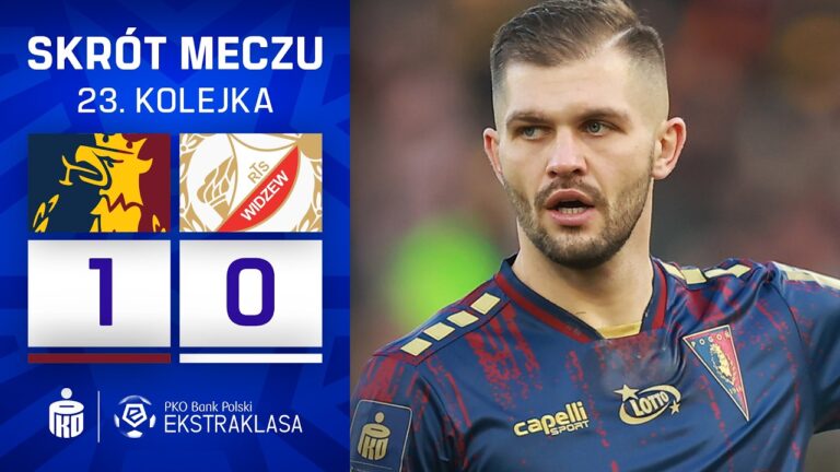 SKRÓT MECZU: Pogoń Szczecin 1:0 Widzew Łódź