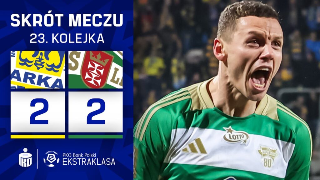 SKRÓT MECZU: Arka Gdynia 2:2 Lechia Gdańsk