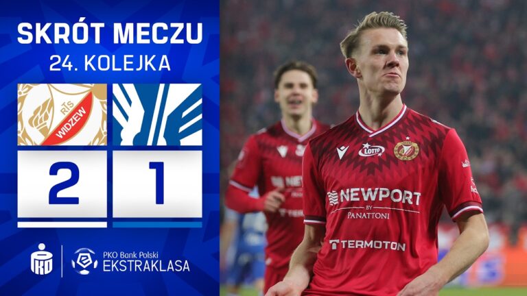 SKRÓT MECZU: Widzew Łódź 2:1 Lech Poznań