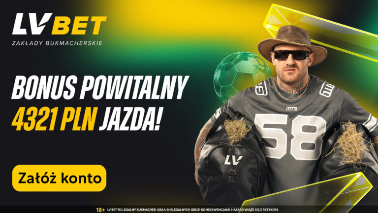 Pakiet Powitalny od LV BET! Do zgarnięcia 4321 PLN w bonusach!